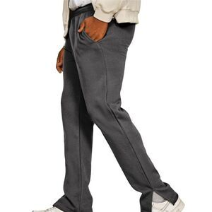 Casual Classics Mens Blended Core Ringspun Cotton Regular Sweatpants / Charcoal